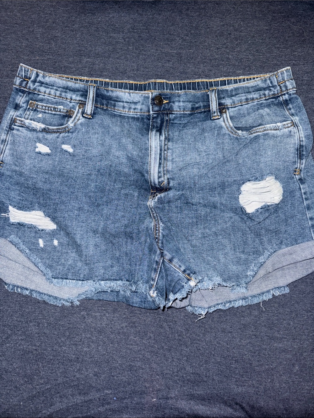 Aerie Distressed Blue Denim Women's Shorts